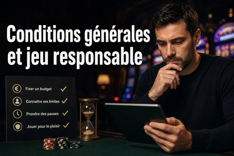 Conditions générales et jeu responsable